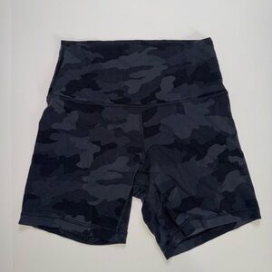 lululemon athletica Black Camo Athletic Shorts